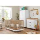 Tutti Bambini Hygge Mini 3pc Room Set - White/Light Oak