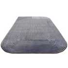 Asiatic Kuza 120X170Cm Shape Black / Navy Rug