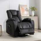 Artemis Home Hartville Electric Lift Assist Riser Recliner with Massage and Heat - Black