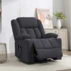 Artemis Home Lovell Electric Lift Assist Riser Recliner with Massage and Heat - Dark Grey