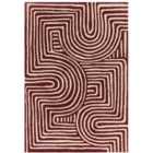 Asiatic Reef Rug 120X170Cm Rf29 Curve Plum