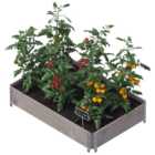 Upyard Large Eco Grey Garden Box - 1200 x 800 x 195mm - 0.96m