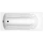 Carron Arc Single Ended No Tap Hole Carronite Bath with Front Bath Panel - 1700 x 700mm