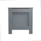 Jack Stonehouse Matt Grey Diamond Radiator Cover - Small