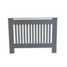 Jack Stonehouse Grey Vertical Line Radiator Cover - Medium