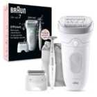 Braun Silk-?pil 7, Epilator With Wide Head For Easy Hair Removal, Wet & Dry, Lasting Smooth Skin, With Lady Shaver Head & Trimmer Comb, Bikini Trimmer, 7-241