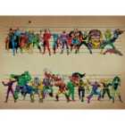 Marvel Comics (Line Up) 60x80 Canvas