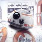 Star Wars: The Last Jedi (Bb-8 Peek) 40x40 Canvas