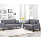 Sleepon Grey Linen 3+2 Seater Sofa Set
