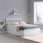 Birlea Phoenix Double Ottoman Bed - White