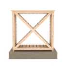 Shire Woodlowe Cross Log Store