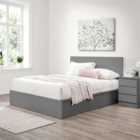 Birlea Oslo Double Ottoman Bed - White