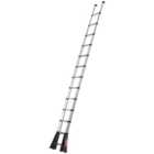 Telesteps Prime Line 4.1m Aluminium Telescopic Ladder with Stabilisers - Max Height 4.9m