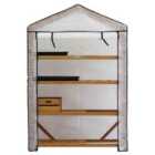 Vegtrug Nursery Greenhouse 4 Tier Wide - Natural