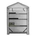 Vegtrug Nursery Greenhouse 4 Tier Wide - Grey Wash