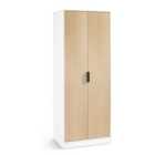 Julian Bowen Alba 2 Door Wardrobe - Soft Close - White/Oak