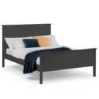 Julian Bowen Maine 90Cm Bed - Anthracite