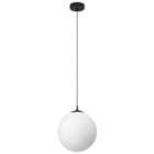 Eglo Rondo 3 Spherical Opal Glass Single Pendant Light