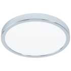 Eglo Fueva 5 1-Light LED Circular Ceiling Light - Chrome