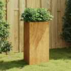 vidaXL Garden Planter 50X43X75cm Corten Steel