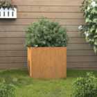 vidaXL Planter 42X40X39cm Corten Steel
