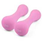 Neoprene Dumbbell Weight 5Kg Pair Pink