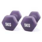 Dumbbell 9Kg Pair