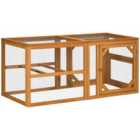 PawHut Wooden Chicken Coop for 2-4 Chickens