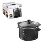 Quest Black 1.5 Ltr Slow Cooker - 120W