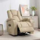 Artemis Home Hartville Electric Lift Assist Riser Recliner with Massage and Heat - Cream