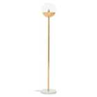 Interiors by PH Revive Gold Finish Metal Floor Lamp