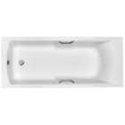 Carron Axis Single Ended No Tap Hole Twin Grip Bath with Front Bath Panel - Various Sizes