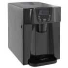 HOMCOM Ice Maker Machine And Water Dispenser No Plumbing Required Black