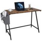 Vida Designs Brooklyn Small Computer Desk - Dark Wood