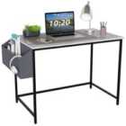 Vida Designs Brooklyn Large Computer Desk - Grey