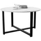 Vida Designs Brooklyn Round Coffee Table - Marble