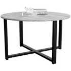 Vida Designs Brooklyn Round Coffee Table - Grey