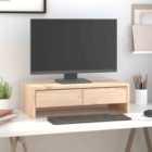 vidaXL Monitor Stand 50X27X15cm Solid Wood Pine
