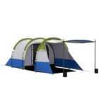 Outsunny 2-3 Man Camping Tunnel Tent - Green