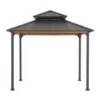 Sunjoy Stahl Gazebo Pasu -300cm x 300cm, Anthracite