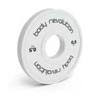 Body Revolution Fractional Bumper Plates - White