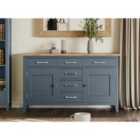 Molly and Milo London Cobalt Crest Collection Large Sideboard