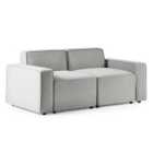 Julian Bowen Lago Sofa Combi Set 7 2 Seater Arms - Grey