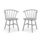 Julian Bowen Set Of 2 Modena Dining Chairs - Grey