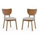 Julian Bowen Set Of 2 Lowry Dining Chairs