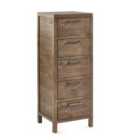 Julian Bowen Heritage 5 Drawer Tallboy