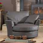 Artemis Home Fairburn Swivel Based Cuddle Chair - Grey