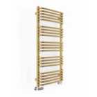 Terma Heated Towel Rail, Alex 1140/500, Brass
