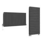 Terma Radiator, Forte (single Panel) 600/1254, Metallic Grey