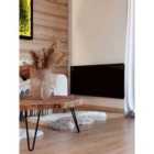 Terma Electric Convector Heater, Voltan 500/1160 (incorporating Terma Smart Wi-fi Control) Black RAL 9005